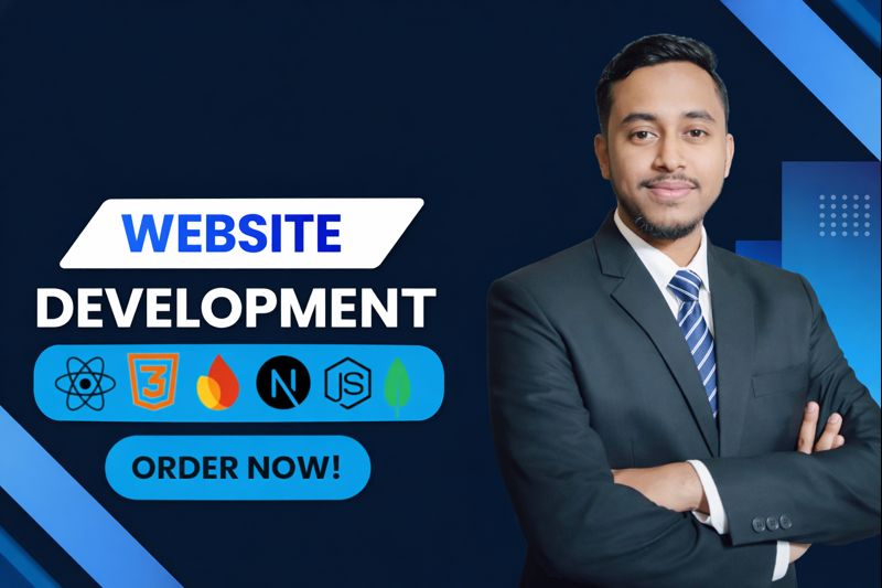 Frontend Website Development with React & Next.js